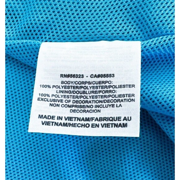 Nike The Athletic Dept Women's VTG 90s Blue Full Zip Windbreaker Jacket Size L - Picture 7 of 8